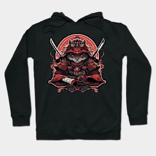 samurai wolf Hoodie